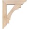 Ekena Millwork Merced Traditional Smooth Bracket w/ Offset Brace, Douglas Fir, 5 1/2"W x 20"D x 24"H BKT0604X20X24MRC01SDF - alternate 3
